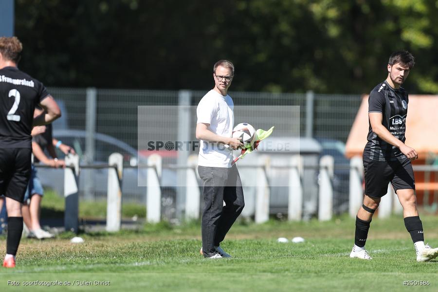 Sportgelände, Gemünden, 17.08.2025, sport, action, BFV, Fussball, 5. Spieltag, Kreisliga Würzburg Gr. 2, TUS, FCGS, TuS Frammersbach II, FV Gemünden/Seifriedsburg - Bild-ID: 2501386