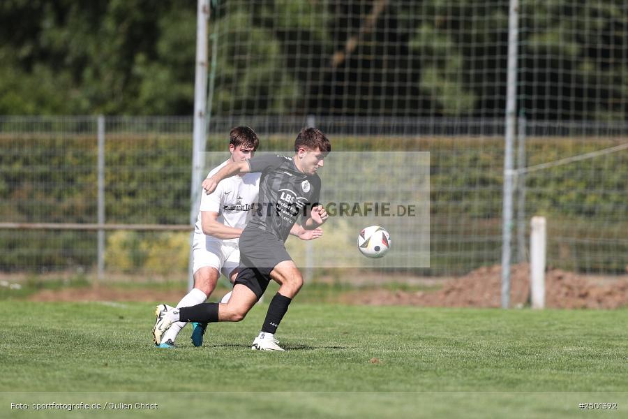 Sportgelände, Gemünden, 17.08.2025, sport, action, BFV, Fussball, 5. Spieltag, Kreisliga Würzburg Gr. 2, TUS, FCGS, TuS Frammersbach II, FV Gemünden/Seifriedsburg - Bild-ID: 2501392 Sportgelände, Gemünden, 17.08.2025, sport, action, BFV, Fussball, 5. Spieltag, Kreisliga Würzburg Gr. 2, TUS, FCGS, TuS Frammersbach II, FV Gemünden/Seifriedsburg - Bild-ID: 2501392