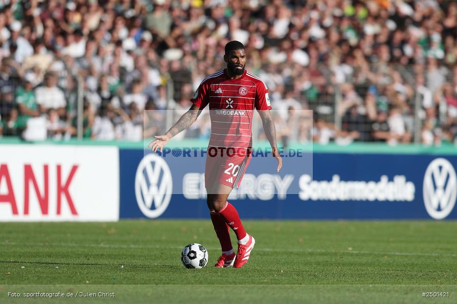 Sachs-Stadion, Schweinfurt, 18.08.2025, sport, action, DFB, Fussball, 1. Runde, DFB-Pokal, F95, FCS, Fortuna Düsseldorf, 1. FC Schweinfurt 1905 - Bild-ID: 2501421