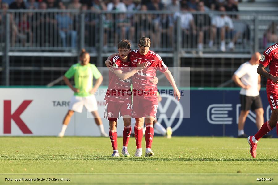Sachs-Stadion, Schweinfurt, 18.08.2025, sport, action, DFB, Fussball, 1. Runde, DFB-Pokal, F95, FCS, Fortuna Düsseldorf, 1. FC Schweinfurt 1905 - Bild-ID: 2501427 Sachs-Stadion, Schweinfurt, 18.08.2025, sport, action, DFB, Fussball, 1. Runde, DFB-Pokal, F95, FCS, Fortuna Düsseldorf, 1. FC Schweinfurt 1905 - Bild-ID: 2501427