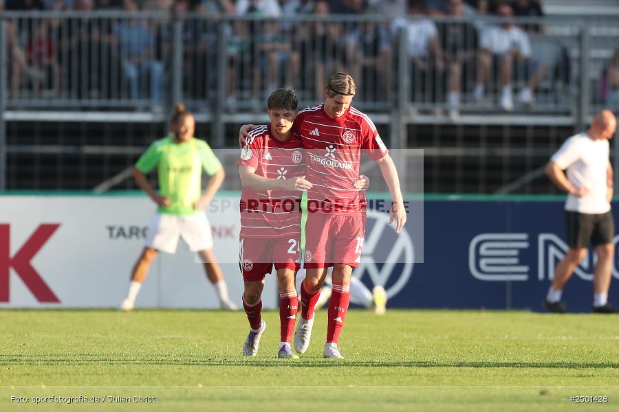 Sachs-Stadion, Schweinfurt, 18.08.2025, sport, action, DFB, Fussball, 1. Runde, DFB-Pokal, F95, FCS, Fortuna Düsseldorf, 1. FC Schweinfurt 1905 - Bild-ID: 2501428