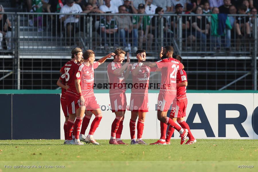 Sachs-Stadion, Schweinfurt, 18.08.2025, sport, action, DFB, Fussball, 1. Runde, DFB-Pokal, F95, FCS, Fortuna Düsseldorf, 1. FC Schweinfurt 1905 - Bild-ID: 2501429 Sachs-Stadion, Schweinfurt, 18.08.2025, sport, action, DFB, Fussball, 1. Runde, DFB-Pokal, F95, FCS, Fortuna Düsseldorf, 1. FC Schweinfurt 1905 - Bild-ID: 2501429