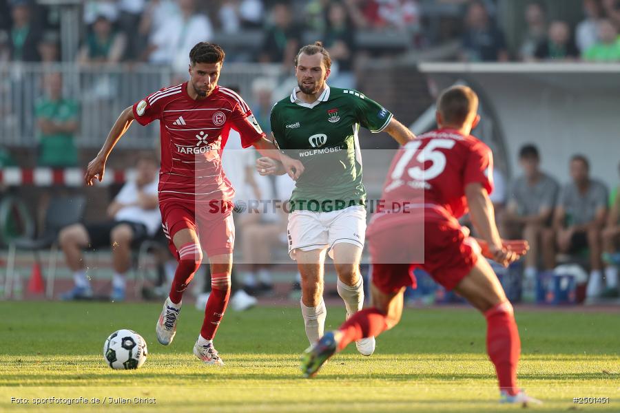 Sachs-Stadion, Schweinfurt, 18.08.2025, sport, action, DFB, Fussball, 1. Runde, DFB-Pokal, F95, FCS, Fortuna Düsseldorf, 1. FC Schweinfurt 1905 - Bild-ID: 2501451