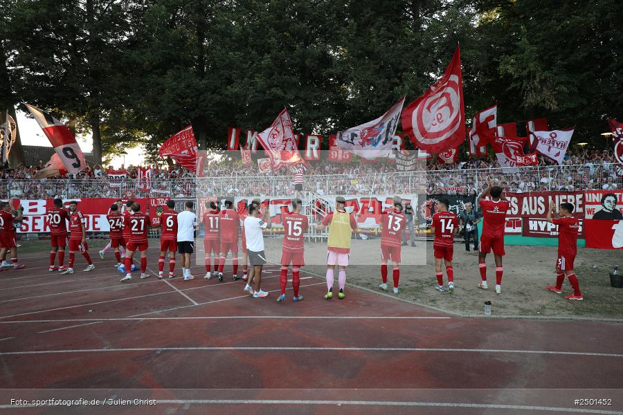 Sachs-Stadion, Schweinfurt, 18.08.2025, sport, action, DFB, Fussball, 1. Runde, DFB-Pokal, F95, FCS, Fortuna Düsseldorf, 1. FC Schweinfurt 1905 - Bild-ID: 2501452 Sachs-Stadion, Schweinfurt, 18.08.2025, sport, action, DFB, Fussball, 1. Runde, DFB-Pokal, F95, FCS, Fortuna Düsseldorf, 1. FC Schweinfurt 1905 - Bild-ID: 2501452