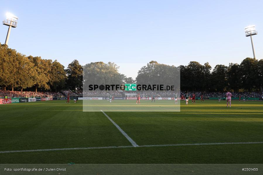 Sachs-Stadion, Schweinfurt, 18.08.2025, sport, action, DFB, Fussball, 1. Runde, DFB-Pokal, F95, FCS, Fortuna Düsseldorf, 1. FC Schweinfurt 1905 - Bild-ID: 2501455