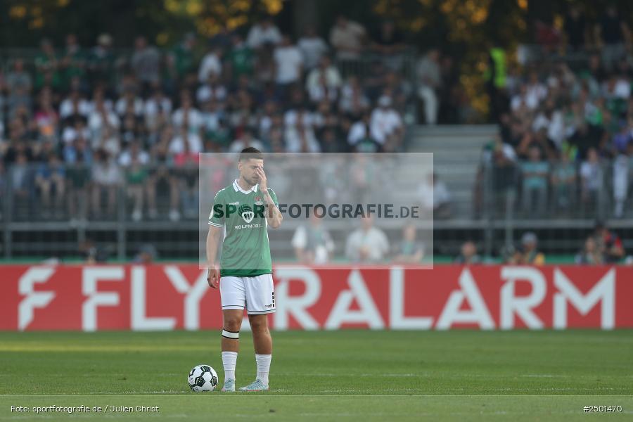 Sachs-Stadion, Schweinfurt, 18.08.2025, sport, action, DFB, Fussball, 1. Runde, DFB-Pokal, F95, FCS, Fortuna Düsseldorf, 1. FC Schweinfurt 1905 - Bild-ID: 2501470