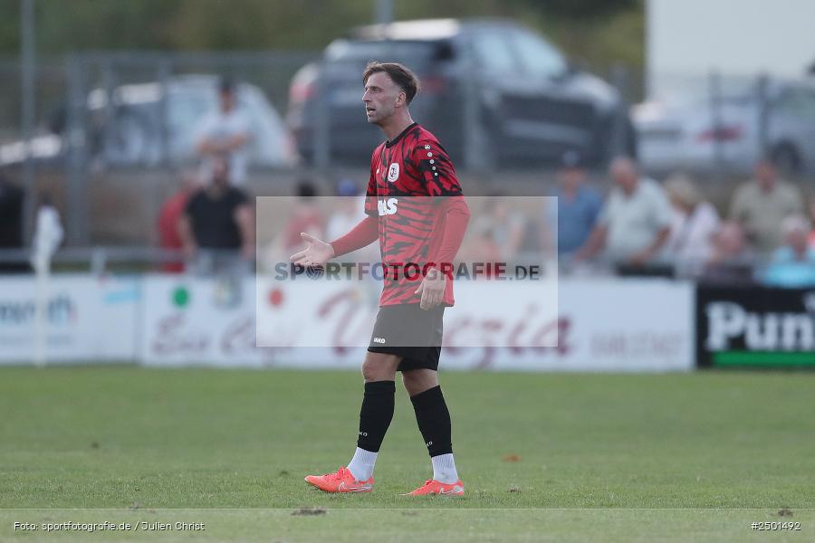 Fundamentum Sportpark, Karlburg, 19.08.2025, sport, action, BFV, Fussball, 7. Spieltag, Landesliga Nordwest, TUS, TSV, TuS Frammersbach, TSV Karlburg - Bild-ID: 2501492 Fundamentum Sportpark, Karlburg, 19.08.2025, sport, action, BFV, Fussball, 7. Spieltag, Landesliga Nordwest, TUS, TSV, TuS Frammersbach, TSV Karlburg - Bild-ID: 2501492