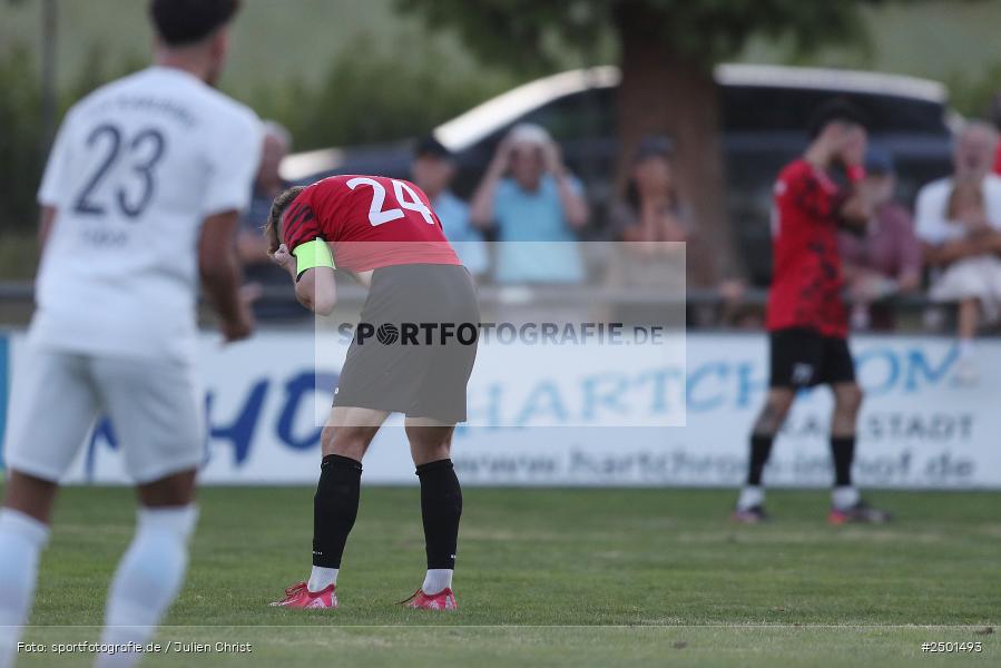 Fundamentum Sportpark, Karlburg, 19.08.2025, sport, action, BFV, Fussball, 7. Spieltag, Landesliga Nordwest, TUS, TSV, TuS Frammersbach, TSV Karlburg - Bild-ID: 2501493 Fundamentum Sportpark, Karlburg, 19.08.2025, sport, action, BFV, Fussball, 7. Spieltag, Landesliga Nordwest, TUS, TSV, TuS Frammersbach, TSV Karlburg - Bild-ID: 2501493