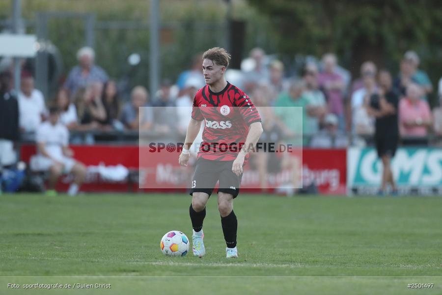 Fundamentum Sportpark, Karlburg, 19.08.2025, sport, action, BFV, Fussball, 7. Spieltag, Landesliga Nordwest, TUS, TSV, TuS Frammersbach, TSV Karlburg - Bild-ID: 2501497 Fundamentum Sportpark, Karlburg, 19.08.2025, sport, action, BFV, Fussball, 7. Spieltag, Landesliga Nordwest, TUS, TSV, TuS Frammersbach, TSV Karlburg - Bild-ID: 2501497