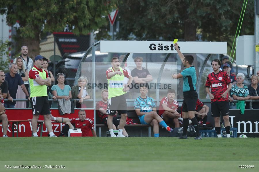 Fundamentum Sportpark, Karlburg, 19.08.2025, sport, action, BFV, Fussball, 7. Spieltag, Landesliga Nordwest, TUS, TSV, TuS Frammersbach, TSV Karlburg - Bild-ID: 2501499 Fundamentum Sportpark, Karlburg, 19.08.2025, sport, action, BFV, Fussball, 7. Spieltag, Landesliga Nordwest, TUS, TSV, TuS Frammersbach, TSV Karlburg - Bild-ID: 2501499
