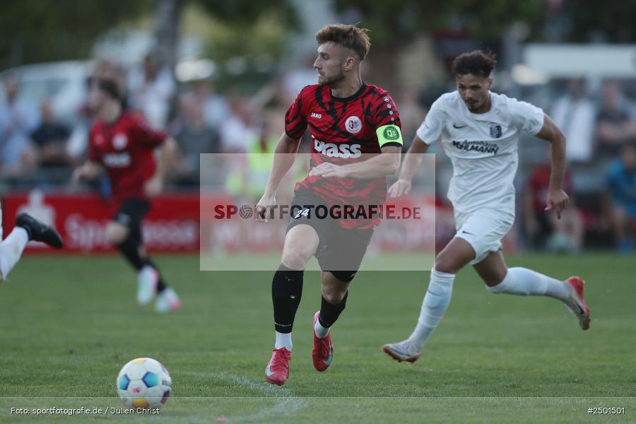 Fundamentum Sportpark, Karlburg, 19.08.2025, sport, action, BFV, Fussball, 7. Spieltag, Landesliga Nordwest, TUS, TSV, TuS Frammersbach, TSV Karlburg - Bild-ID: 2501501 Fundamentum Sportpark, Karlburg, 19.08.2025, sport, action, BFV, Fussball, 7. Spieltag, Landesliga Nordwest, TUS, TSV, TuS Frammersbach, TSV Karlburg - Bild-ID: 2501501