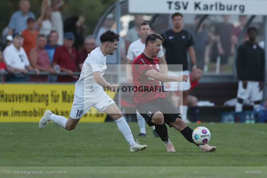 Fundamentum Sportpark, Karlburg, 19.08.2025, sport, action, BFV, Fussball, 7. Spieltag, Landesliga Nordwest, TUS, TSV, TuS Frammersbach, TSV Karlburg - Bild-ID: 2501502