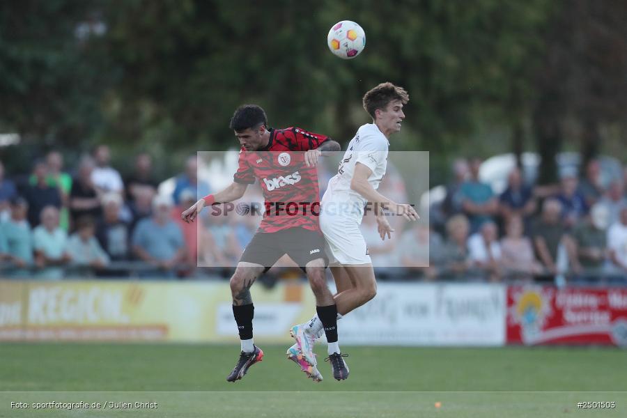 Fundamentum Sportpark, Karlburg, 19.08.2025, sport, action, BFV, Fussball, 7. Spieltag, Landesliga Nordwest, TUS, TSV, TuS Frammersbach, TSV Karlburg - Bild-ID: 2501503 Fundamentum Sportpark, Karlburg, 19.08.2025, sport, action, BFV, Fussball, 7. Spieltag, Landesliga Nordwest, TUS, TSV, TuS Frammersbach, TSV Karlburg - Bild-ID: 2501503