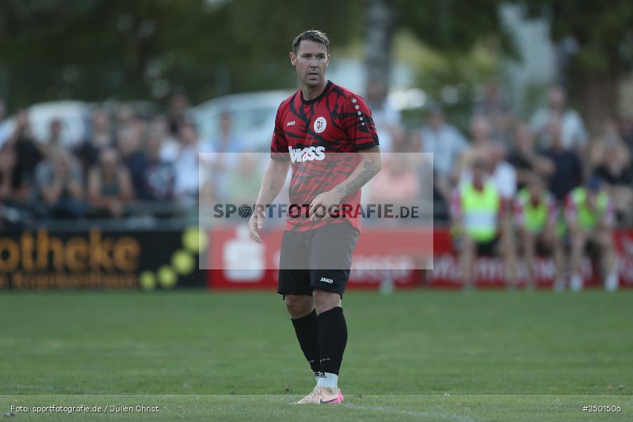 Fundamentum Sportpark, Karlburg, 19.08.2025, sport, action, BFV, Fussball, 7. Spieltag, Landesliga Nordwest, TUS, TSV, TuS Frammersbach, TSV Karlburg - Bild-ID: 2501506 Fundamentum Sportpark, Karlburg, 19.08.2025, sport, action, BFV, Fussball, 7. Spieltag, Landesliga Nordwest, TUS, TSV, TuS Frammersbach, TSV Karlburg - Bild-ID: 2501506