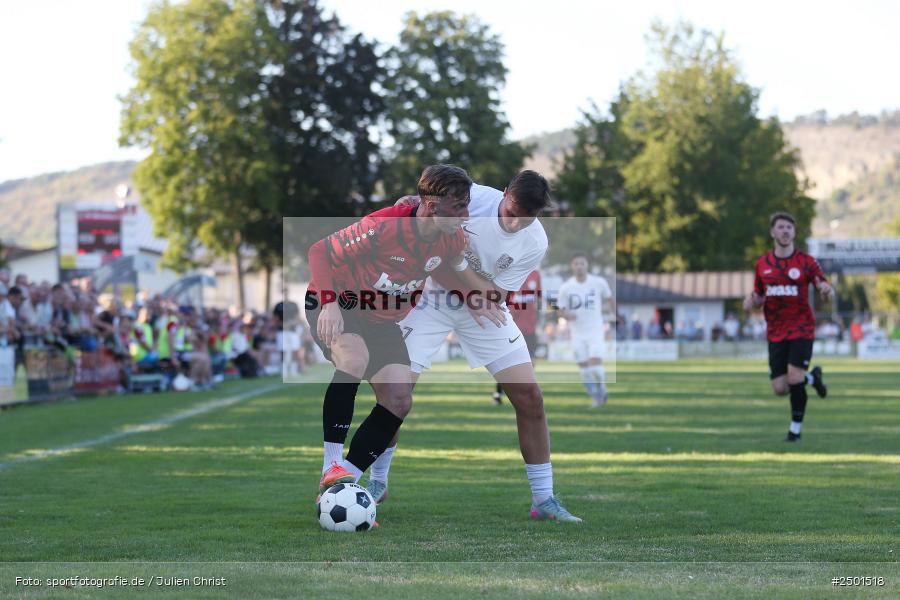 Fundamentum Sportpark, Karlburg, 19.08.2025, sport, action, BFV, Fussball, 7. Spieltag, Landesliga Nordwest, TUS, TSV, TuS Frammersbach, TSV Karlburg - Bild-ID: 2501518 Fundamentum Sportpark, Karlburg, 19.08.2025, sport, action, BFV, Fussball, 7. Spieltag, Landesliga Nordwest, TUS, TSV, TuS Frammersbach, TSV Karlburg - Bild-ID: 2501518