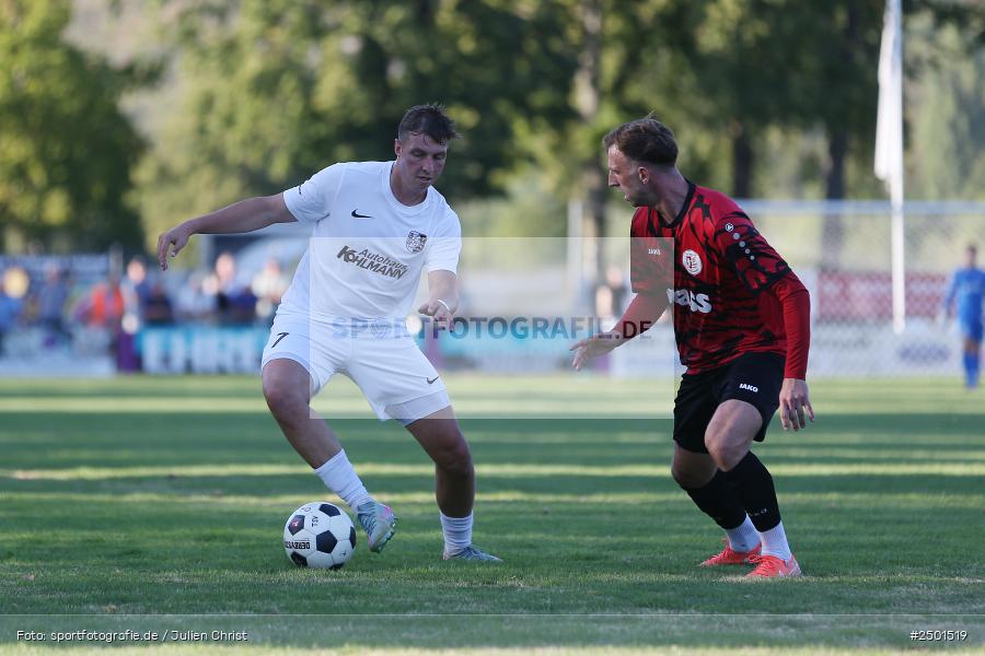 Fundamentum Sportpark, Karlburg, 19.08.2025, sport, action, BFV, Fussball, 7. Spieltag, Landesliga Nordwest, TUS, TSV, TuS Frammersbach, TSV Karlburg - Bild-ID: 2501519 Fundamentum Sportpark, Karlburg, 19.08.2025, sport, action, BFV, Fussball, 7. Spieltag, Landesliga Nordwest, TUS, TSV, TuS Frammersbach, TSV Karlburg - Bild-ID: 2501519