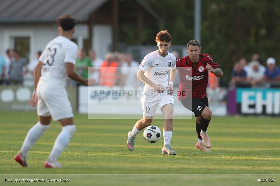 Fundamentum Sportpark, Karlburg, 19.08.2025, sport, action, BFV, Fussball, 7. Spieltag, Landesliga Nordwest, TUS, TSV, TuS Frammersbach, TSV Karlburg - Bild-ID: 2501525 Fundamentum Sportpark, Karlburg, 19.08.2025, sport, action, BFV, Fussball, 7. Spieltag, Landesliga Nordwest, TUS, TSV, TuS Frammersbach, TSV Karlburg - Bild-ID: 2501525