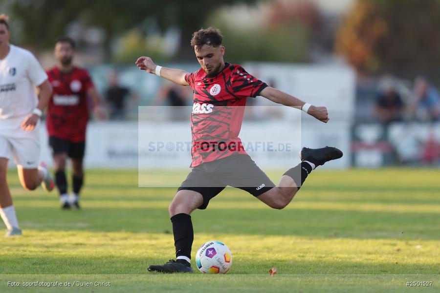 Fundamentum Sportpark, Karlburg, 19.08.2025, sport, action, BFV, Fussball, 7. Spieltag, Landesliga Nordwest, TUS, TSV, TuS Frammersbach, TSV Karlburg - Bild-ID: 2501527 Fundamentum Sportpark, Karlburg, 19.08.2025, sport, action, BFV, Fussball, 7. Spieltag, Landesliga Nordwest, TUS, TSV, TuS Frammersbach, TSV Karlburg - Bild-ID: 2501527