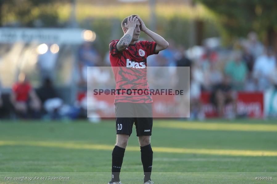 Fundamentum Sportpark, Karlburg, 19.08.2025, sport, action, BFV, Fussball, 7. Spieltag, Landesliga Nordwest, TUS, TSV, TuS Frammersbach, TSV Karlburg - Bild-ID: 2501528 Fundamentum Sportpark, Karlburg, 19.08.2025, sport, action, BFV, Fussball, 7. Spieltag, Landesliga Nordwest, TUS, TSV, TuS Frammersbach, TSV Karlburg - Bild-ID: 2501528