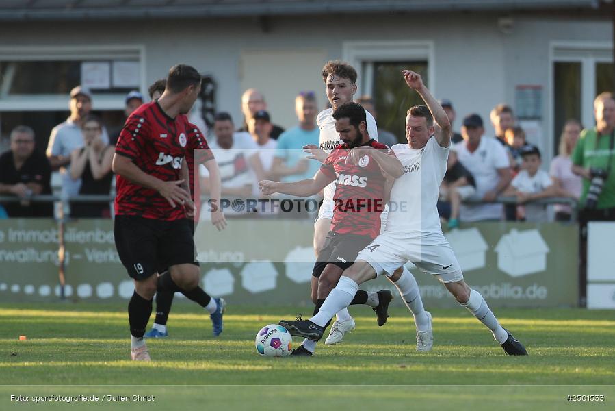Fundamentum Sportpark, Karlburg, 19.08.2025, sport, action, BFV, Fussball, 7. Spieltag, Landesliga Nordwest, TUS, TSV, TuS Frammersbach, TSV Karlburg - Bild-ID: 2501533