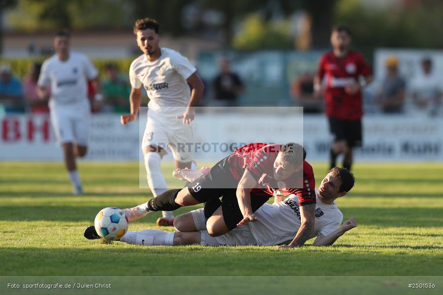 Fundamentum Sportpark, Karlburg, 19.08.2025, sport, action, BFV, Fussball, 7. Spieltag, Landesliga Nordwest, TUS, TSV, TuS Frammersbach, TSV Karlburg - Bild-ID: 2501536 Fundamentum Sportpark, Karlburg, 19.08.2025, sport, action, BFV, Fussball, 7. Spieltag, Landesliga Nordwest, TUS, TSV, TuS Frammersbach, TSV Karlburg - Bild-ID: 2501536
