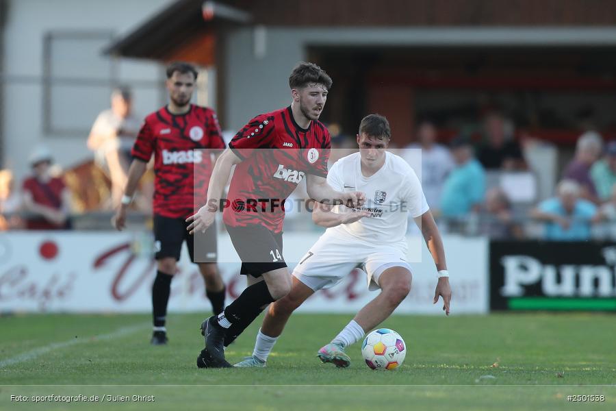Fundamentum Sportpark, Karlburg, 19.08.2025, sport, action, BFV, Fussball, 7. Spieltag, Landesliga Nordwest, TUS, TSV, TuS Frammersbach, TSV Karlburg - Bild-ID: 2501538 Fundamentum Sportpark, Karlburg, 19.08.2025, sport, action, BFV, Fussball, 7. Spieltag, Landesliga Nordwest, TUS, TSV, TuS Frammersbach, TSV Karlburg - Bild-ID: 2501538