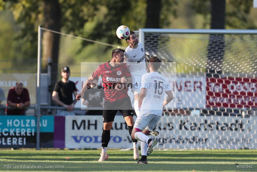 Fundamentum Sportpark, Karlburg, 19.08.2025, sport, action, BFV, Fussball, 7. Spieltag, Landesliga Nordwest, TUS, TSV, TuS Frammersbach, TSV Karlburg - Bild-ID: 2501542 Fundamentum Sportpark, Karlburg, 19.08.2025, sport, action, BFV, Fussball, 7. Spieltag, Landesliga Nordwest, TUS, TSV, TuS Frammersbach, TSV Karlburg - Bild-ID: 2501542