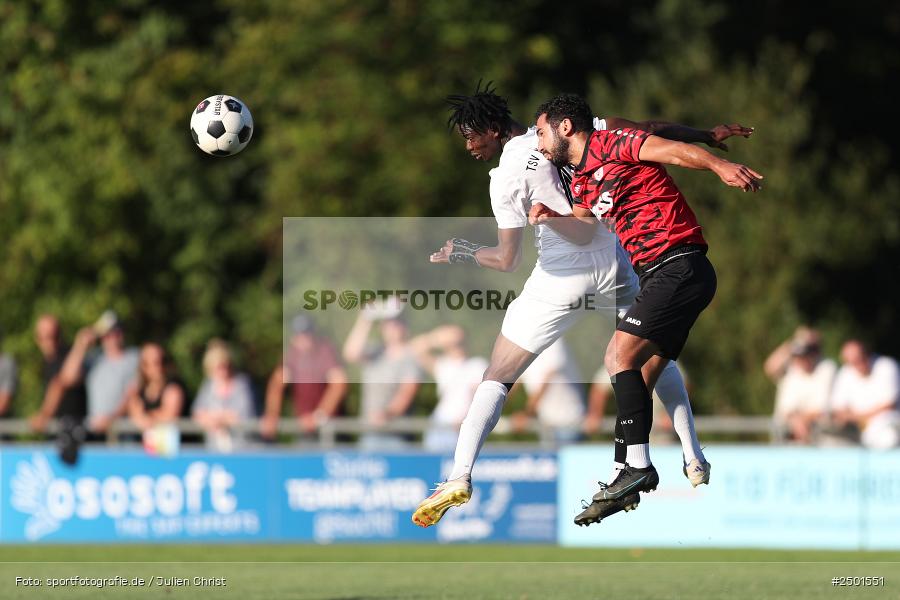 Fundamentum Sportpark, Karlburg, 19.08.2025, sport, action, BFV, Fussball, 7. Spieltag, Landesliga Nordwest, TUS, TSV, TuS Frammersbach, TSV Karlburg - Bild-ID: 2501551 Fundamentum Sportpark, Karlburg, 19.08.2025, sport, action, BFV, Fussball, 7. Spieltag, Landesliga Nordwest, TUS, TSV, TuS Frammersbach, TSV Karlburg - Bild-ID: 2501551