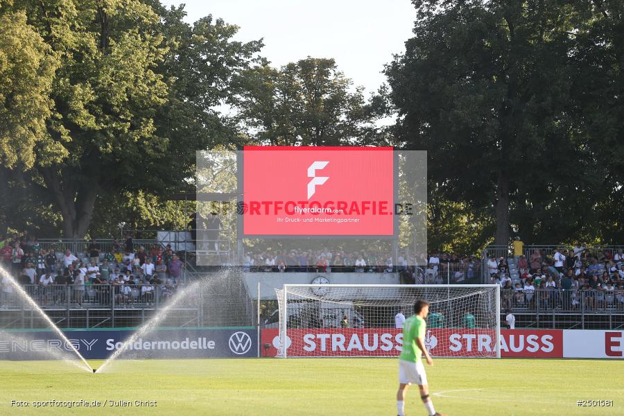 Sachs-Stadion, Schweinfurt, 18.08.2025, sport, action, DFB, Fussball, 1. Runde, DFB-Pokal, F95, FCS, Fortuna Düsseldorf, 1. FC Schweinfurt 1905 - Bild-ID: 2501581