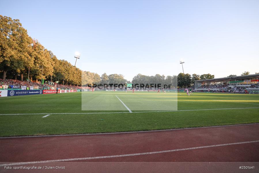 sport, action, Schweinfurt, Sachs-Stadion, Fussball, Fortuna Düsseldorf, FCS, F95, DFB-Pokal, DFB, 18.08.2025, 1. Runde, 1. FC Schweinfurt 1905 - Bild-ID: 2501641