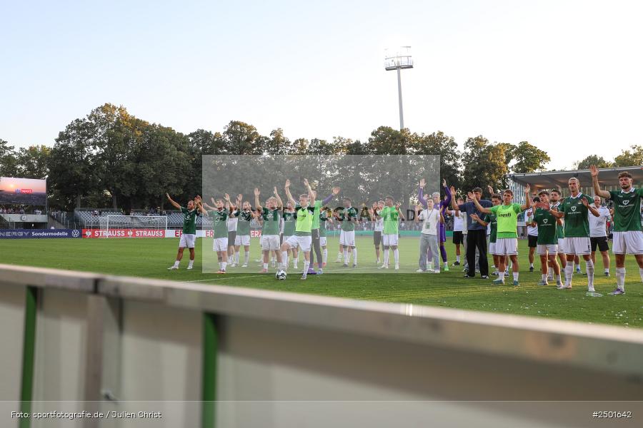 sport, action, Schweinfurt, Sachs-Stadion, Fussball, Fortuna Düsseldorf, FCS, F95, DFB-Pokal, DFB, 18.08.2025, 1. Runde, 1. FC Schweinfurt 1905 - Bild-ID: 2501642