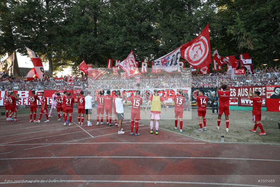 sport, action, Schweinfurt, Sachs-Stadion, Fussball, Fortuna Düsseldorf, FCS, F95, DFB-Pokal, DFB, 18.08.2025, 1. Runde, 1. FC Schweinfurt 1905 - Bild-ID: 2501655 sport, action, Schweinfurt, Sachs-Stadion, Fussball, Fortuna Düsseldorf, FCS, F95, DFB-Pokal, DFB, 18.08.2025, 1. Runde, 1. FC Schweinfurt 1905 - Bild-ID: 2501655