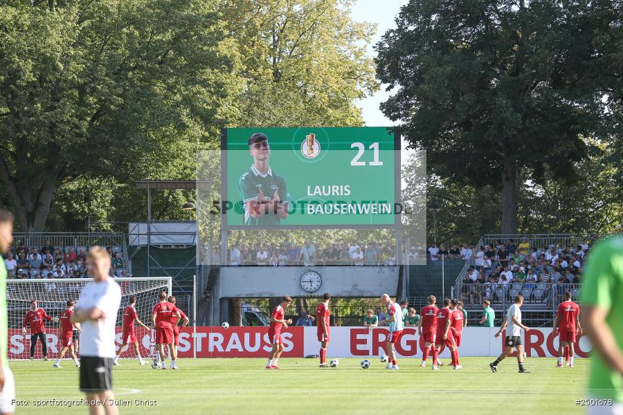 sport, action, Schweinfurt, Sachs-Stadion, Fussball, Fortuna Düsseldorf, FCS, F95, DFB-Pokal, DFB, 18.08.2025, 1. Runde, 1. FC Schweinfurt 1905 - Bild-ID: 2501678 sport, action, Schweinfurt, Sachs-Stadion, Fussball, Fortuna Düsseldorf, FCS, F95, DFB-Pokal, DFB, 18.08.2025, 1. Runde, 1. FC Schweinfurt 1905 - Bild-ID: 2501678