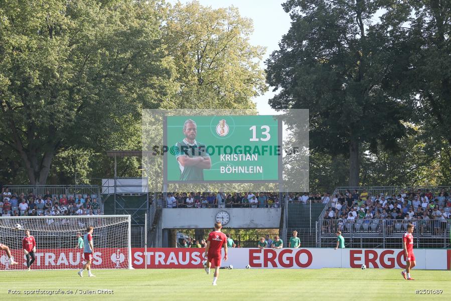 sport, action, Schweinfurt, Sachs-Stadion, Fussball, Fortuna Düsseldorf, FCS, F95, DFB-Pokal, DFB, 18.08.2025, 1. Runde, 1. FC Schweinfurt 1905 - Bild-ID: 2501689 sport, action, Schweinfurt, Sachs-Stadion, Fussball, Fortuna Düsseldorf, FCS, F95, DFB-Pokal, DFB, 18.08.2025, 1. Runde, 1. FC Schweinfurt 1905 - Bild-ID: 2501689