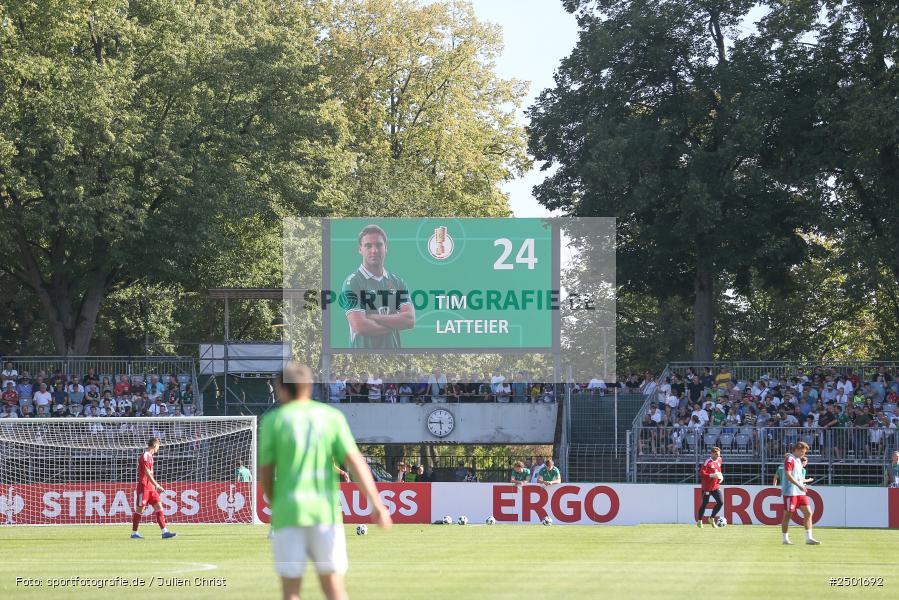 sport, action, Schweinfurt, Sachs-Stadion, Fussball, Fortuna Düsseldorf, FCS, F95, DFB-Pokal, DFB, 18.08.2025, 1. Runde, 1. FC Schweinfurt 1905 - Bild-ID: 2501692 sport, action, Schweinfurt, Sachs-Stadion, Fussball, Fortuna Düsseldorf, FCS, F95, DFB-Pokal, DFB, 18.08.2025, 1. Runde, 1. FC Schweinfurt 1905 - Bild-ID: 2501692