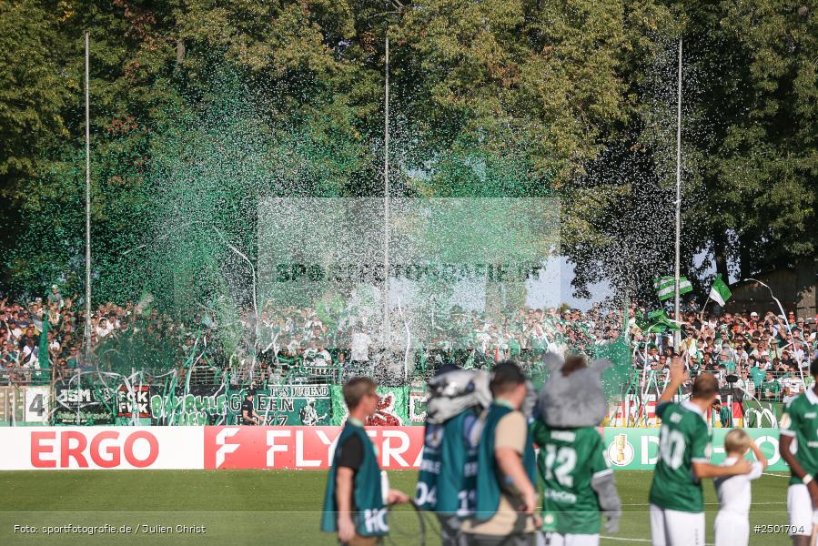 sport, action, Schweinfurt, Sachs-Stadion, Fussball, Fortuna Düsseldorf, FCS, F95, DFB-Pokal, DFB, 18.08.2025, 1. Runde, 1. FC Schweinfurt 1905 - Bild-ID: 2501704 sport, action, Schweinfurt, Sachs-Stadion, Fussball, Fortuna Düsseldorf, FCS, F95, DFB-Pokal, DFB, 18.08.2025, 1. Runde, 1. FC Schweinfurt 1905 - Bild-ID: 2501704