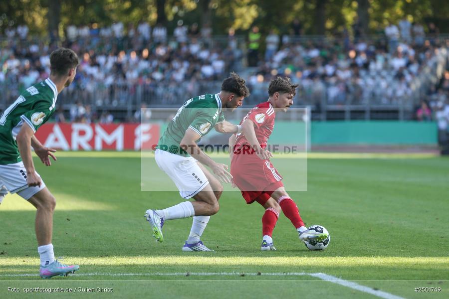 sport, action, Schweinfurt, Sachs-Stadion, Fussball, Fortuna Düsseldorf, FCS, F95, DFB-Pokal, DFB, 18.08.2025, 1. Runde, 1. FC Schweinfurt 1905 - Bild-ID: 2501749 sport, action, Schweinfurt, Sachs-Stadion, Fussball, Fortuna Düsseldorf, FCS, F95, DFB-Pokal, DFB, 18.08.2025, 1. Runde, 1. FC Schweinfurt 1905 - Bild-ID: 2501749