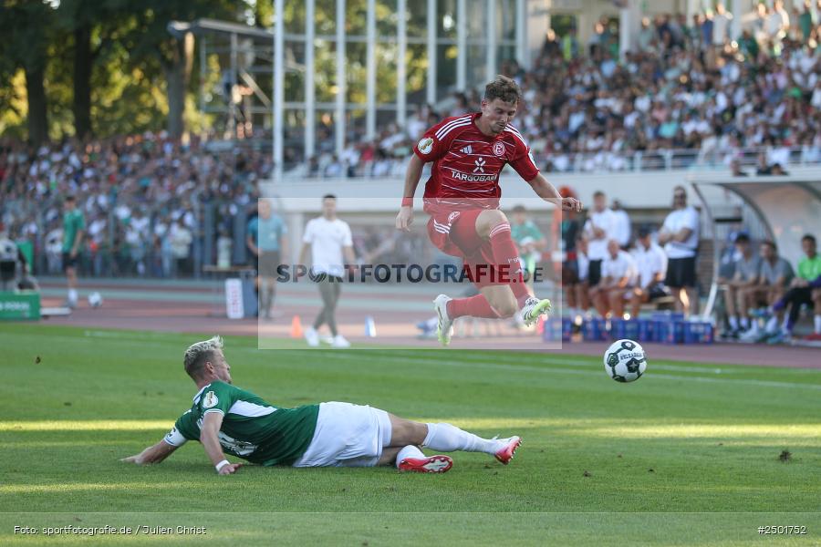 sport, action, Schweinfurt, Sachs-Stadion, Fussball, Fortuna Düsseldorf, FCS, F95, DFB-Pokal, DFB, 18.08.2025, 1. Runde, 1. FC Schweinfurt 1905 - Bild-ID: 2501752 sport, action, Schweinfurt, Sachs-Stadion, Fussball, Fortuna Düsseldorf, FCS, F95, DFB-Pokal, DFB, 18.08.2025, 1. Runde, 1. FC Schweinfurt 1905 - Bild-ID: 2501752