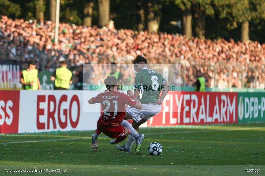 sport, action, Schweinfurt, Sachs-Stadion, Fussball, Fortuna Düsseldorf, FCS, F95, DFB-Pokal, DFB, 18.08.2025, 1. Runde, 1. FC Schweinfurt 1905 - Bild-ID: 2501801