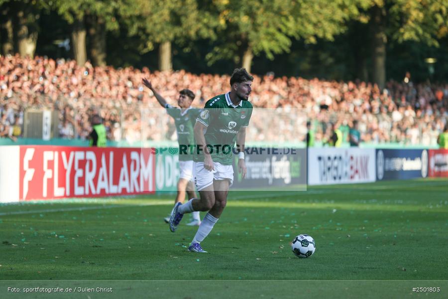 sport, action, Schweinfurt, Sachs-Stadion, Fussball, Fortuna Düsseldorf, FCS, F95, DFB-Pokal, DFB, 18.08.2025, 1. Runde, 1. FC Schweinfurt 1905 - Bild-ID: 2501803 sport, action, Schweinfurt, Sachs-Stadion, Fussball, Fortuna Düsseldorf, FCS, F95, DFB-Pokal, DFB, 18.08.2025, 1. Runde, 1. FC Schweinfurt 1905 - Bild-ID: 2501803