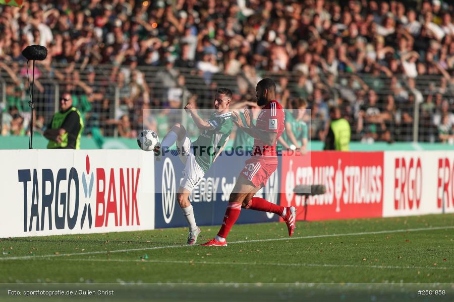 sport, action, Schweinfurt, Sachs-Stadion, Fussball, Fortuna Düsseldorf, FCS, F95, DFB-Pokal, DFB, 18.08.2025, 1. Runde, 1. FC Schweinfurt 1905 - Bild-ID: 2501858