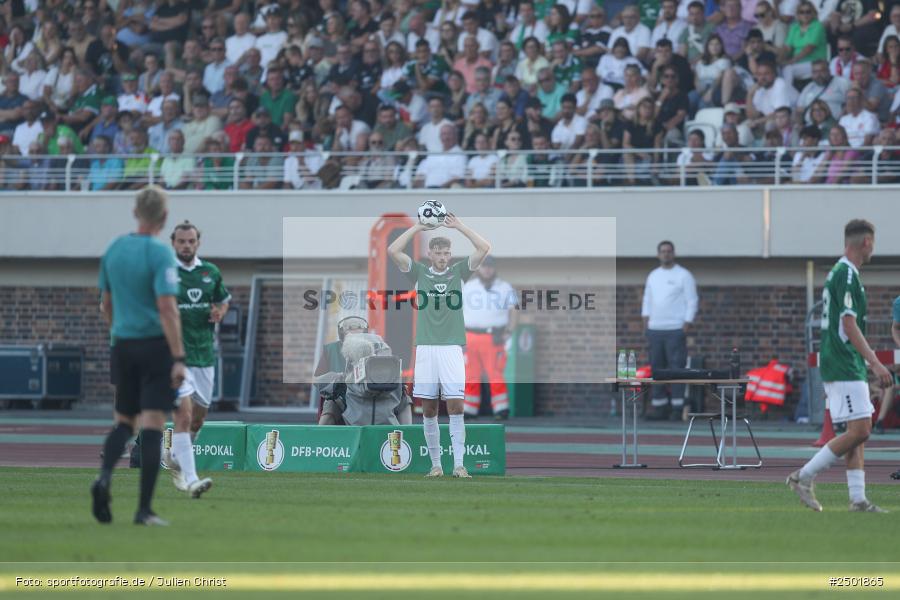 sport, action, Schweinfurt, Sachs-Stadion, Fussball, Fortuna Düsseldorf, FCS, F95, DFB-Pokal, DFB, 18.08.2025, 1. Runde, 1. FC Schweinfurt 1905 - Bild-ID: 2501865 sport, action, Schweinfurt, Sachs-Stadion, Fussball, Fortuna Düsseldorf, FCS, F95, DFB-Pokal, DFB, 18.08.2025, 1. Runde, 1. FC Schweinfurt 1905 - Bild-ID: 2501865