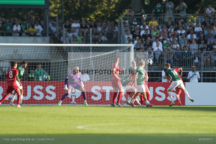 sport, action, Schweinfurt, Sachs-Stadion, Fussball, Fortuna Düsseldorf, FCS, F95, DFB-Pokal, DFB, 18.08.2025, 1. Runde, 1. FC Schweinfurt 1905 - Bild-ID: 2501870 sport, action, Schweinfurt, Sachs-Stadion, Fussball, Fortuna Düsseldorf, FCS, F95, DFB-Pokal, DFB, 18.08.2025, 1. Runde, 1. FC Schweinfurt 1905 - Bild-ID: 2501870