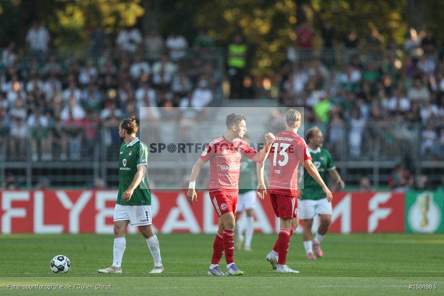 sport, action, Schweinfurt, Sachs-Stadion, Fussball, Fortuna Düsseldorf, FCS, F95, DFB-Pokal, DFB, 18.08.2025, 1. Runde, 1. FC Schweinfurt 1905 - Bild-ID: 2501883 sport, action, Schweinfurt, Sachs-Stadion, Fussball, Fortuna Düsseldorf, FCS, F95, DFB-Pokal, DFB, 18.08.2025, 1. Runde, 1. FC Schweinfurt 1905 - Bild-ID: 2501883