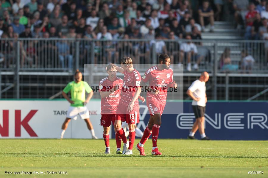 sport, action, Schweinfurt, Sachs-Stadion, Fussball, Fortuna Düsseldorf, FCS, F95, DFB-Pokal, DFB, 18.08.2025, 1. Runde, 1. FC Schweinfurt 1905 - Bild-ID: 2501917