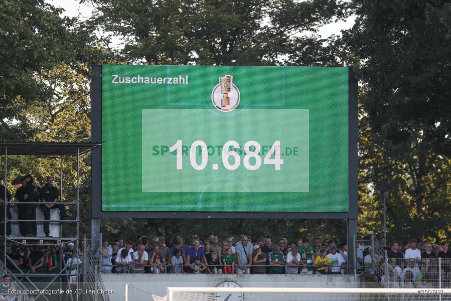 sport, action, Schweinfurt, Sachs-Stadion, Fussball, Fortuna Düsseldorf, FCS, F95, DFB-Pokal, DFB, 18.08.2025, 1. Runde, 1. FC Schweinfurt 1905 - Bild-ID: 2501921 sport, action, Schweinfurt, Sachs-Stadion, Fussball, Fortuna Düsseldorf, FCS, F95, DFB-Pokal, DFB, 18.08.2025, 1. Runde, 1. FC Schweinfurt 1905 - Bild-ID: 2501921