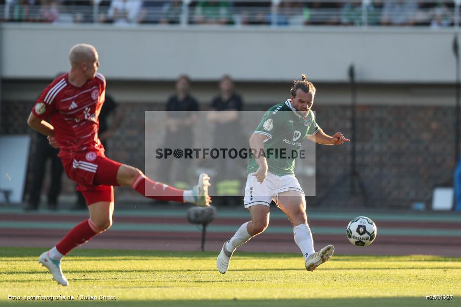 sport, action, Schweinfurt, Sachs-Stadion, Fussball, Fortuna Düsseldorf, FCS, F95, DFB-Pokal, DFB, 18.08.2025, 1. Runde, 1. FC Schweinfurt 1905 - Bild-ID: 2501927