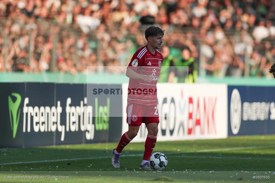 sport, action, Schweinfurt, Sachs-Stadion, Fussball, Fortuna Düsseldorf, FCS, F95, DFB-Pokal, DFB, 18.08.2025, 1. Runde, 1. FC Schweinfurt 1905 - Bild-ID: 2501930