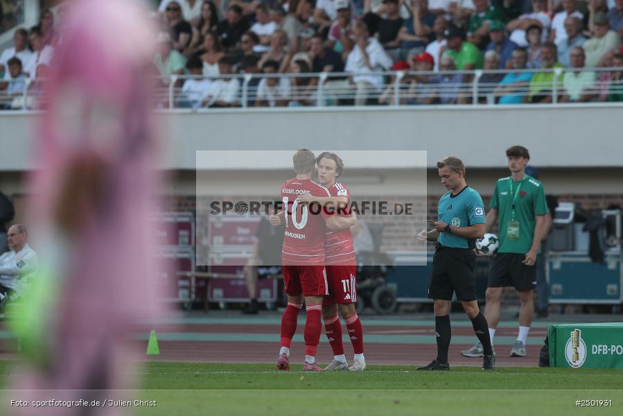 sport, action, Schweinfurt, Sachs-Stadion, Fussball, Fortuna Düsseldorf, FCS, F95, DFB-Pokal, DFB, 18.08.2025, 1. Runde, 1. FC Schweinfurt 1905 - Bild-ID: 2501931 sport, action, Schweinfurt, Sachs-Stadion, Fussball, Fortuna Düsseldorf, FCS, F95, DFB-Pokal, DFB, 18.08.2025, 1. Runde, 1. FC Schweinfurt 1905 - Bild-ID: 2501931