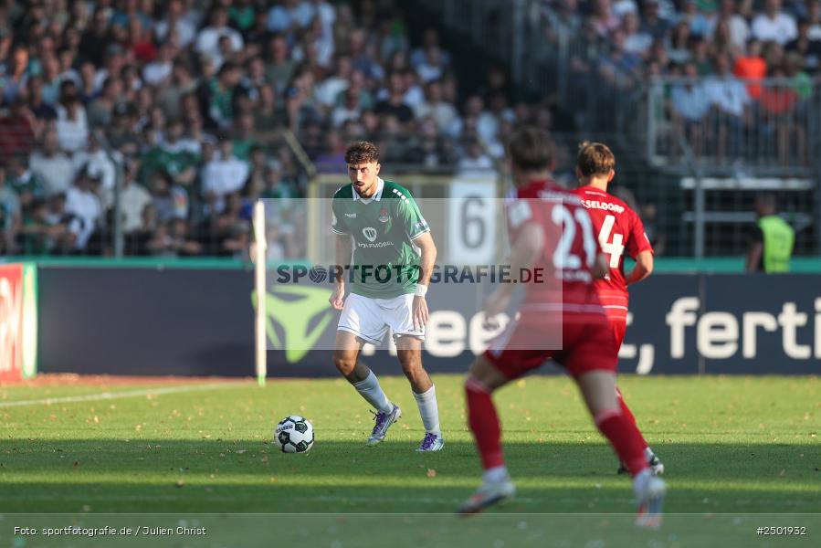 sport, action, Schweinfurt, Sachs-Stadion, Fussball, Fortuna Düsseldorf, FCS, F95, DFB-Pokal, DFB, 18.08.2025, 1. Runde, 1. FC Schweinfurt 1905 - Bild-ID: 2501932 sport, action, Schweinfurt, Sachs-Stadion, Fussball, Fortuna Düsseldorf, FCS, F95, DFB-Pokal, DFB, 18.08.2025, 1. Runde, 1. FC Schweinfurt 1905 - Bild-ID: 2501932